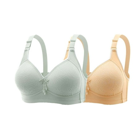Clearance!Uooqdmx Bras for Women Push Up Bra Bras Full Coverage Underwire Bras Plus Size Bra without Everyday Bra Women s Lingerie  Sleep & Lounge Coffee(2PC) A