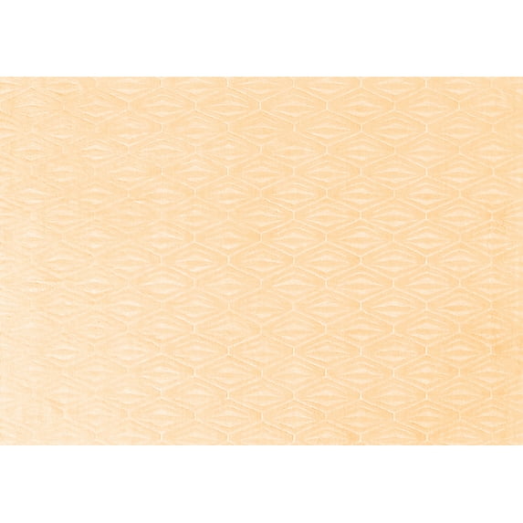 Ahgly Company Indoor Rectangle Solid Orange Modern Area Rugs, 2' x 3'