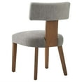 thumbnail image 5 of Nalani Dining Chairs - Set of 2 in Heathered Weave Wheat Deep Brown, 5 of 10