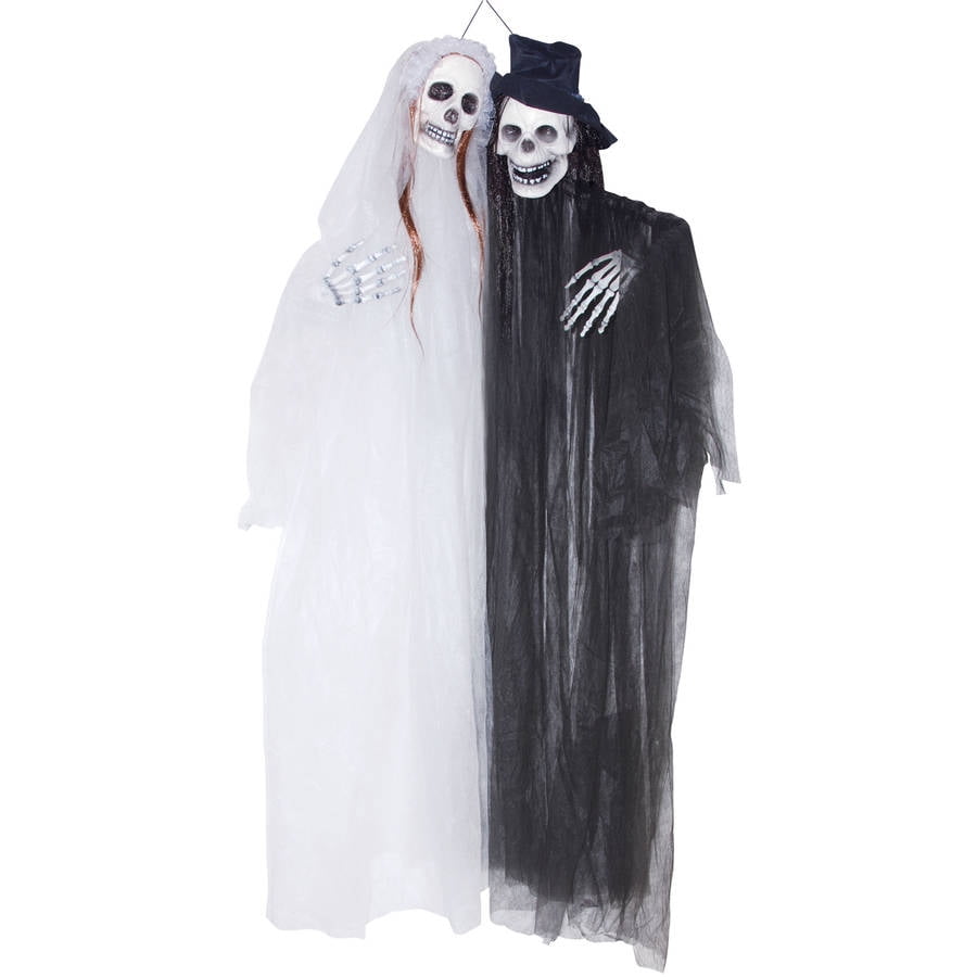 Hanging Skeleton Couple Halloween Decoration - Walmart.com
