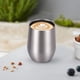 thumbnail image 5 of Billuyoard Taza de café Copa de vino 304 Acero inoxidable Doble pared 12 oz Botella de agua Aislamiento al vacío Taza de bebida Taza térmica Barra de Barra de herramientas No.03 Billuyoard HA005097-03B, 5 of 6