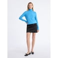 thumbnail image 2 of Free Assembly Women's Cozy Yarn Turtleneck Sweater with Long Sleeves, Sizes XS-XXL, 2 of 5