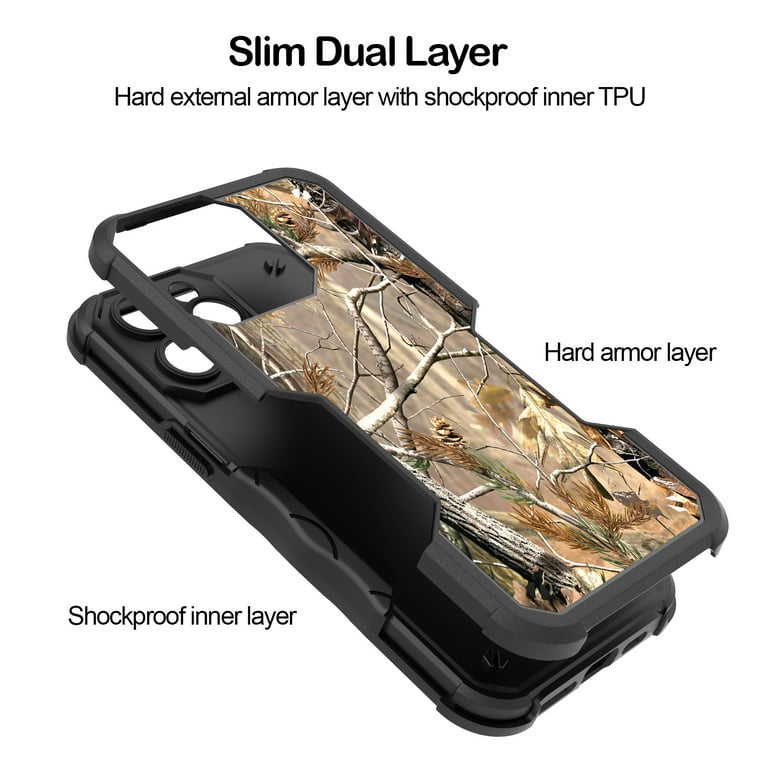 CoverON for Apple iPhone 13 Mini Case, Military Grade Heavy Duty Full Body  Phone Cover, Camo