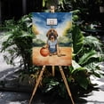 thumbnail image 4 of Happy Father's Day Bloodhound Playing Basketball with Best Dad Jersey Vertical Matte Canvas Poster Dog Lover Wall Art Home Decor - 13006, 4 of 5