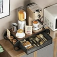 thumbnail image 3 of Coffee Pod Drawer Holder, Coffee Pod Drawer for K cup, Storage Drawer with Side Baskets Organizer for Coffee Station, for Computer Stand, Office Desk Organization, Rustic Brown, 3 of 9