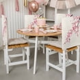 thumbnail image 3 of Cherry Blossoms Chair Back Covers, Removable Chair Covers for Dining Chairs Set of 8, Washable Chairs Slipcovers Back Seat Protector for Wedding Party 19"x20", 3 of 9