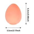 thumbnail image 2 of Stress Ball​ Egg Shape Smooth Glossy Surface Dark Random Dots Color Gradient Effects Soft Gel Desktop Anxiety Relief Hand Fidget, 2 of 5