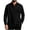 #0171-Black, variant on Qiyinn Modern Stylish Men's Casual Business Dress Shirt with Pocket - Long Sleeve Button Down Shirt