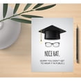 thumbnail image 4 of Koyal Wholesale Funny Congratulations Jumbo Card With Envelope, Nice Hat, Graduation Greeting Card for High School, 4 of 5