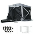 thumbnail image 2 of Mcombo 5-Sided Gazebo Portable Pop Up Tent Canopy, Shelter Hub Screen Tent for Outdoor Party (5-7 Persons), 1024-5PC, 2 of 8