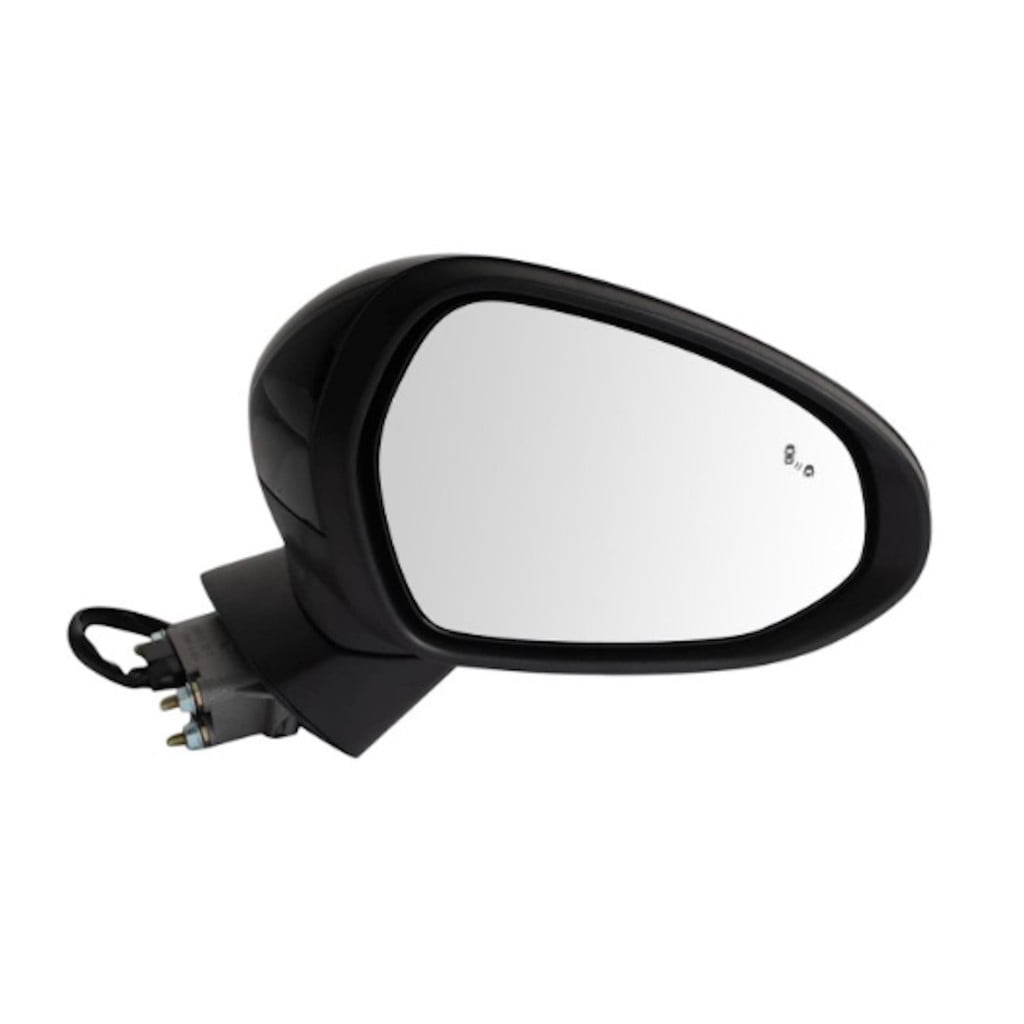 For Kia K5 2021 2022 Door Mirror Driver And Passenger Side | Pair | Power | Fits GT Line | w/ Blind Spot Detection/Heated Glass/Turn Signal | Textured Base | Paint to Match Cap | KI1320246, KI1321246