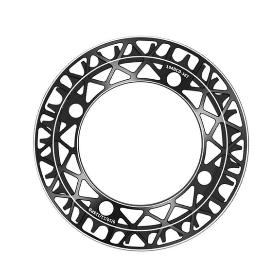 4 Hole Aluminum Alloys Crankset Hollow Plate Replacement Bicycles 104BCD Crank Chainwheel Bicycles Single Disc Plate