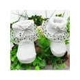 thumbnail image 4 of Newborn Baby Girls Kids Princess Bowknot Lace Ruffle Frilly Ankle Socks Bowknot, 4 of 11