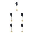 thumbnail image 2 of kurtrusly Earring Display Stand Human Ear Model Organizer Holder Showcase Stud Jewelry Right Ear Black Height: 18cm 5Set, 2 of 6