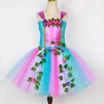 thumbnail image 5 of Vestido de hada con tutú y purpurina para niñas, disfraz de hada de las flores y la hiedra del bosque para fiesta de cumpleaños de niñas, vestidos de princesa, vestido de baile, 5 of 5