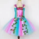 thumbnail image 5 of Vestido de hada con tutú y purpurina para niñas, disfraz de hada de las flores y la hiedra del bosque para fiesta de cumpleaños de niñas, vestidos de princesa, vestido de baile, 5 of 5