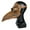 Copper color+Silver, variant on Halloween Cosplay Steampunk Plague Doctor Mask Bird Beak Props Retr Gothic Masks