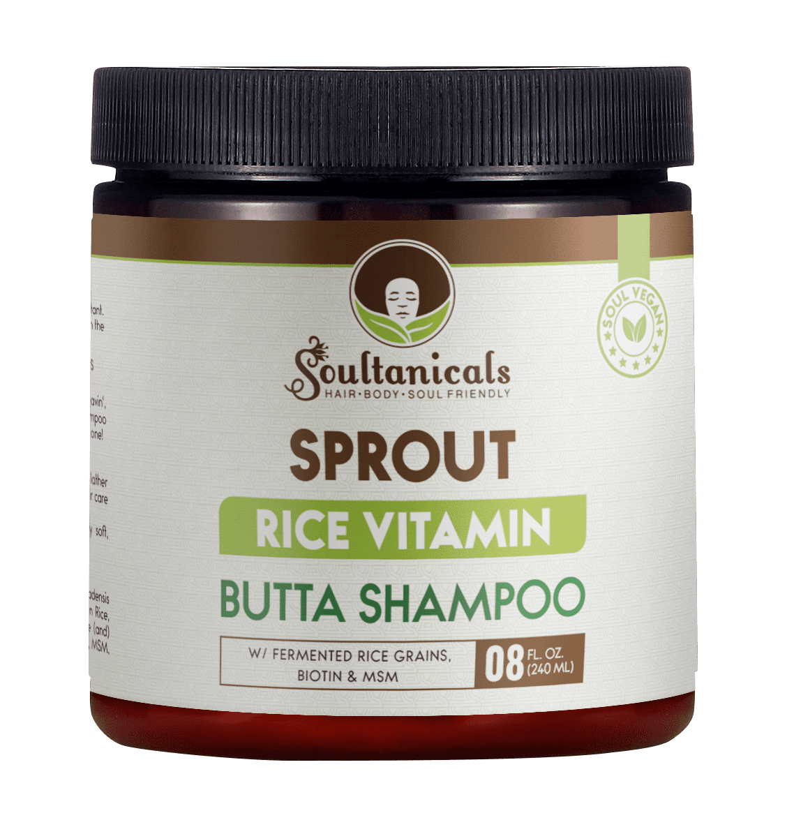 Soultanicals Sprout-Rice Vitamin Butta Shampoo, 8 oz