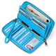 thumbnail image 1 of Cartera de mujer de PU con cepillo antirrobo, billetera de mujer de gran capacidad, billetera de múltiples tarjetas larga, 1 of 5
