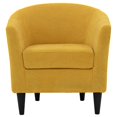 thumbnail image 2 of Pemberly Row 17.5" Traditional Polyester Fabric Club Chair in Yellow, 2 of 4