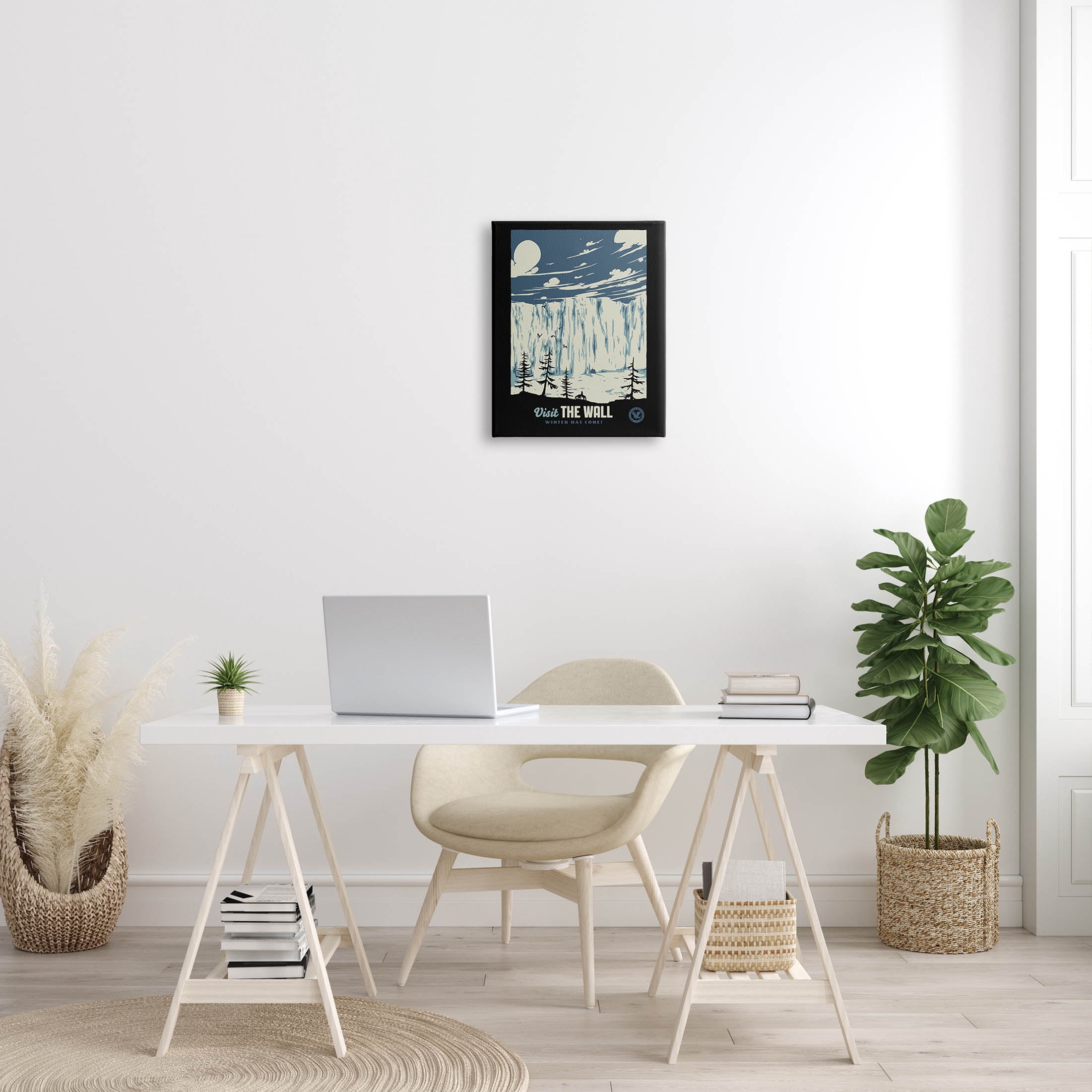 Stupell Industries Winter Has Come Fantasy Landscape Graphic Art Gallery Wrapped Canvas Print Wall Art, Design by Matheus Lopes Castro