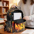 thumbnail image 6 of Whosucclay Fiery Lightning Horse Pattern School Bookbag for Boys Girls, High School College Lightweight Rucksack for Travel Outdoor Hiking High School, 6 of 8