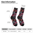 thumbnail image 2 of Fotbe Colorful Hawaii Palms Calcetas Largas con Estampado para Hombre y Mujer – Calcetas de Compresión Transpirables y Elásticas, Viajar y Uso Diario Talla 5-11, 2 of 6