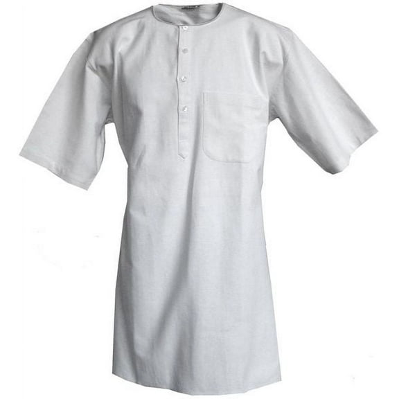 Krishna Khadi White kurta Short Sleeve (KSSX)