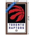 thumbnail image 3 of NBA Toronto Raptors - Logo 21 Wall Poster, 14.725" x 22.375", Framed, 3 of 3