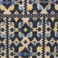 thumbnail image 4 of Plutus Brands Blue Plutus Morocco Damask Luxury Throw Pillow 22 in x 22in, Double Sided 22" x 22", 4 of 9