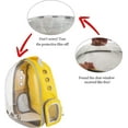 thumbnail image 2 of Cat Backpack Carrier Bubble Bag, Transparent Space Capsule Pet Carrier Dog Hiking Backpack, Small Dog Backpack Carrier for Cats Puppies Airline Approved Travel Carrier Outdoor Use Yellow, 2 of 7