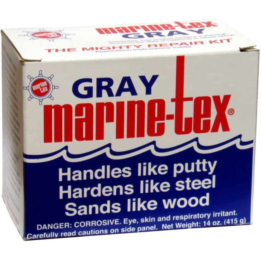 14 OZ KIT Gray, MARINE LIFE By TRAVACO PRODUCTS MARINE TEX