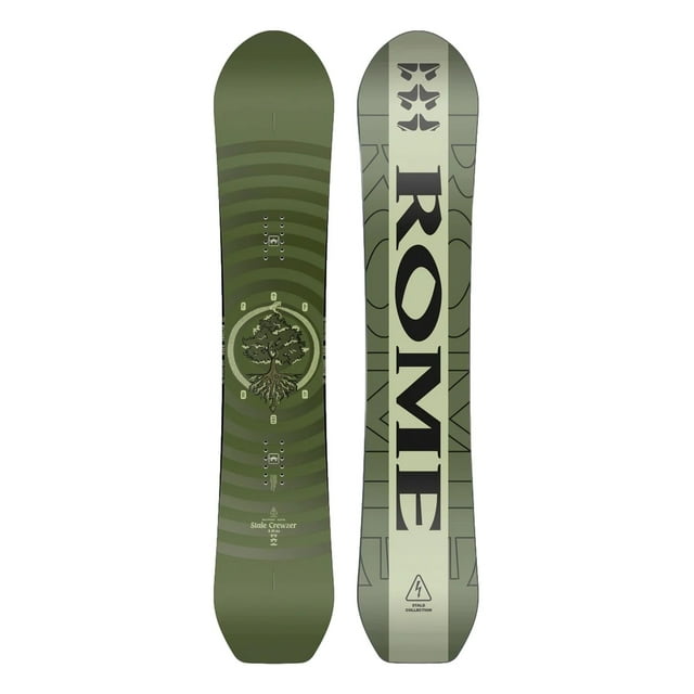 Rome Snowboards Hommes Stale Crewner Directional Twin Planche à Neige - 2023/2024 Taille 156