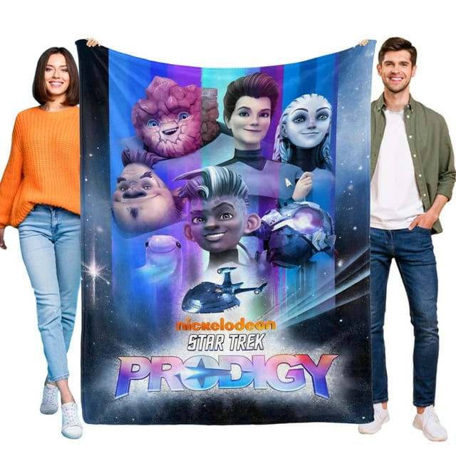 Star Trek: Prodigio anti-pilling, suave, ligera, esponjosa y acogedora de lujo para hogar y cocina – Perfecta para niños y adultos,110X70cm