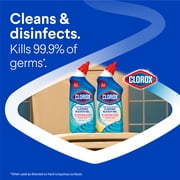 Clorox Toilet Bowl Cleaner Clinging Bleach Gel, Ocean Mist, 24 Fluid Ounces