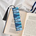 thumbnail image 4 of Kdxio Mountain Cottage In Snow Print Metal Tassel Bookmarks,Perfect Gift for Art Lovers and Bookworms Metal Bookmarks for Women, 4 of 8