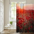 thumbnail image 2 of 4 Pcs Sunflowers Shower Curtain Sets with Rugs for Bathroom Decor,Summer Bathroom Shower Curtain Sets,Orange Yellow Bathroom Sets with Shower Curtain and Rugs, 2 of 7