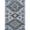 thumbnail image 2 of Addison Rugs Mayfield Premium Machine Washable Transitional Tribal Blue Rectangle Rug, 3' x 5', 2 of 7