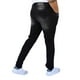 thumbnail image 3 of Pantalón rasgado de mezclilla stretch John Silver  Corte skinny Color negro, 3 of 3
