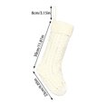 thumbnail image 3 of DVKOVI Farmhouse Knitted Christmas Stockings Rustic Cable Knit Fireplace Cozy Hanging Xmas Stocking Decoration B one Size, 3 of 9