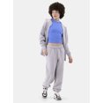 thumbnail image 3 of No Boundaries Soft Fleece Jogger Pants, 28” Inseam, Women’s, 3 of 7