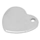 thumbnail image 3 of 20 piezas DIY etiqueta de identificación de mascota de acero inoxidable en forma de corazón perro gato etiqueta de identificación de nombre de mascota con agujero, 3 of 8