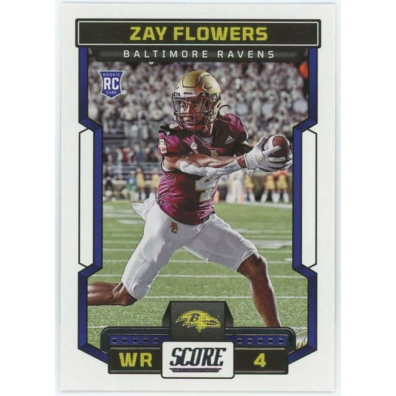 NFL 2023 Panini Score Zay Flowers #351 (Rookie)