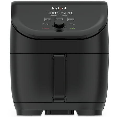 Instant Pot VORTEX Slim Chef Series 6QT Air Fryer, 3-in-1 Air Fry, Bake, Reheat, Black, 6 Quarts