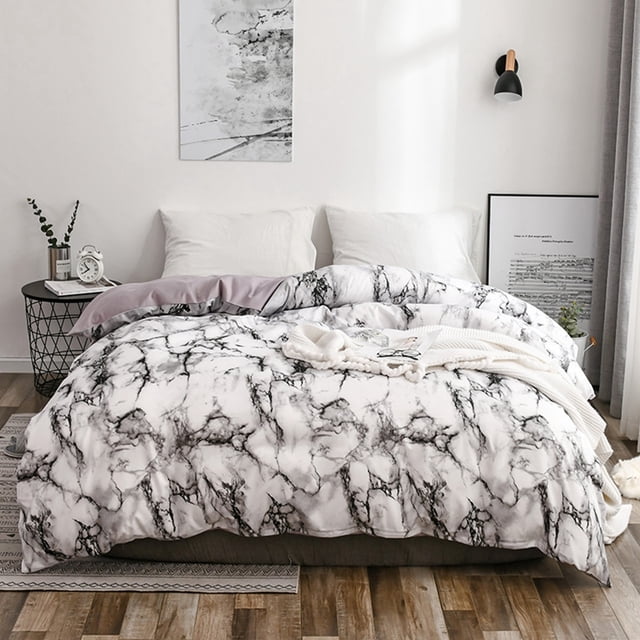 Suministros para el hogar, juego de 3 piezas, edredón cómodo, ropa de cama de mármol, ropa de cama para el hogar, valor inmejorable