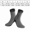 thumbnail image 5 of NFTIGB 3mm Neoprene Diving Socks Anti-Slip Water Booties for Men & Women Warm Swim Snorkel Scuba Surf Shoes Grey Size L (9.45 inches / 24 cm), 5 of 7