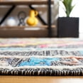 thumbnail image 4 of SAFAVIEH Kilim Francis Geometric Wool Area Rug, Black/Pink, 8' x 10', 4 of 8