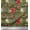 Dark Olive Green, variant on Soimoi Green Cotton Voile Fabric Leaves,Stripe & Red Flower Stripe Print Fabric by Yard 42 Inch Wide