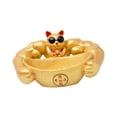 thumbnail image 3 of Lucky Cat Statue, Feng Shui Animal Statue Craft, Muscle Arm Cat Figurine, Lucky Cat Storage Box para el estante moderno del hogar, 3 of 8