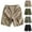 Khaki, variant on Abomasnow Cargo Shorts for Men Big & Tall 5" Lightweight Straight Leg Basic Shorts Casual Outdoor Hiking Shorts with Pockets